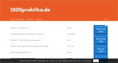Desktop Screenshot of 1000praktika.de