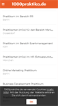 Mobile Screenshot of 1000praktika.de